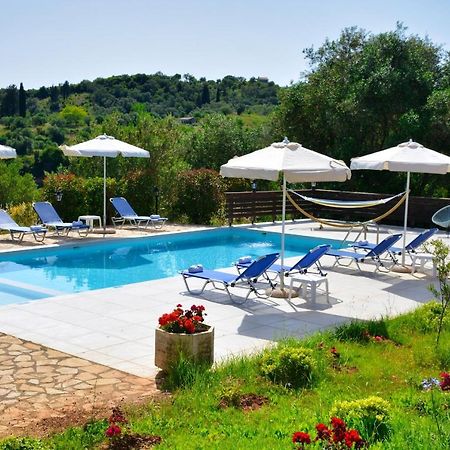 Villa Jazz Rock With Large Private Pool Gouvia Ngoại thất bức ảnh
