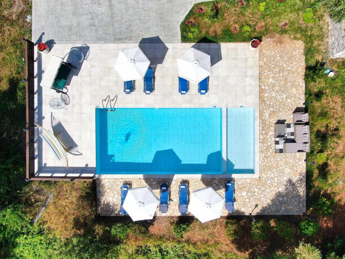 Villa Jazz Rock With Large Private Pool Gouvia Ngoại thất bức ảnh