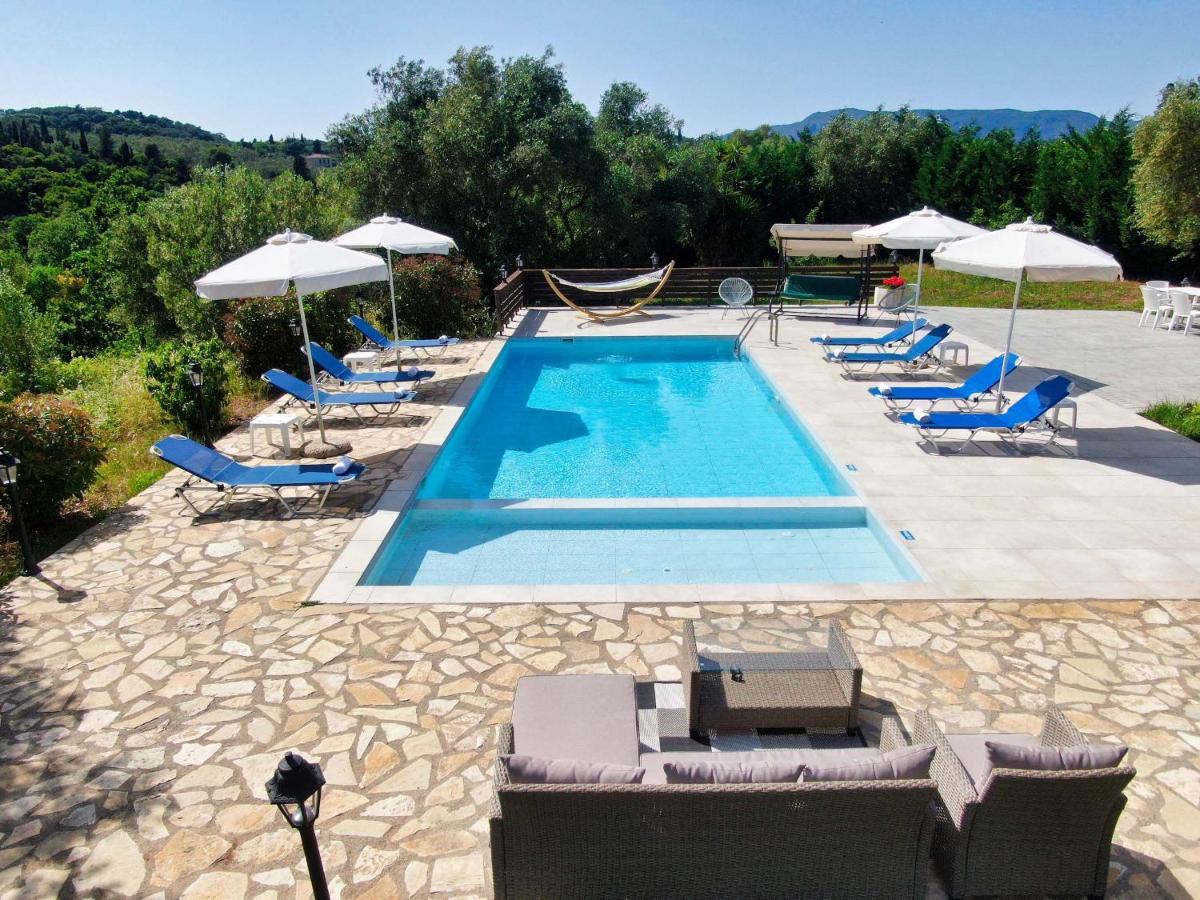 Villa Jazz Rock With Large Private Pool Gouvia Ngoại thất bức ảnh