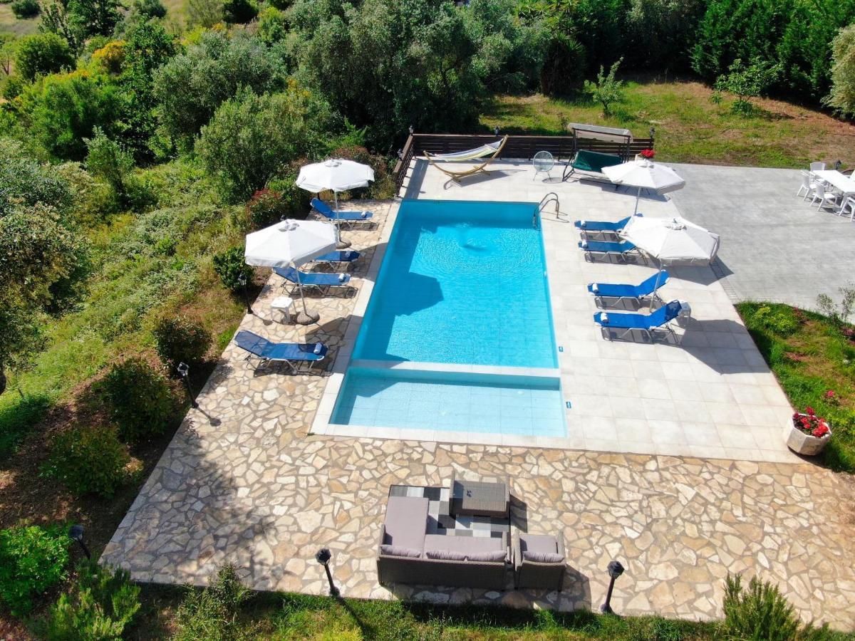 Villa Jazz Rock With Large Private Pool Gouvia Ngoại thất bức ảnh