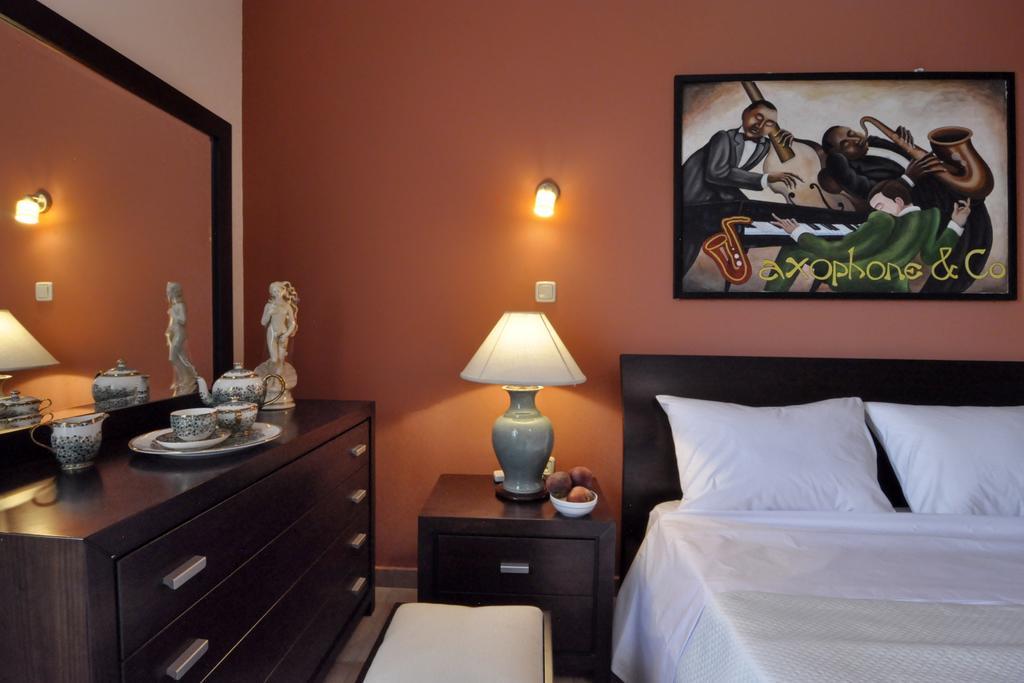 Villa Jazz Rock With Large Private Pool Gouvia Ngoại thất bức ảnh