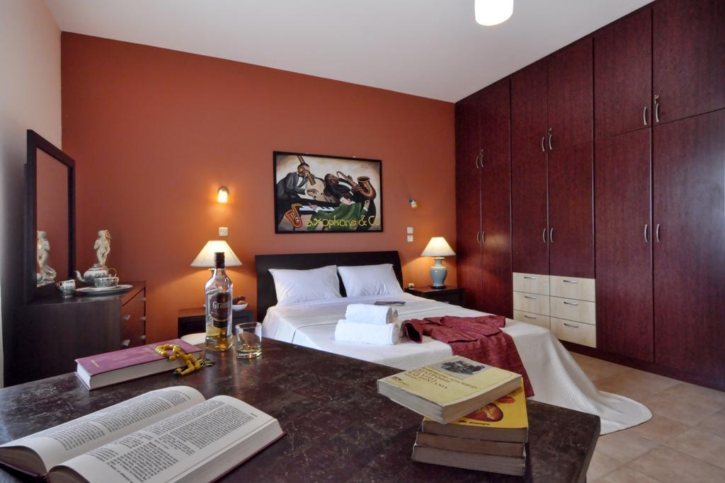Villa Jazz Rock With Large Private Pool Gouvia Ngoại thất bức ảnh