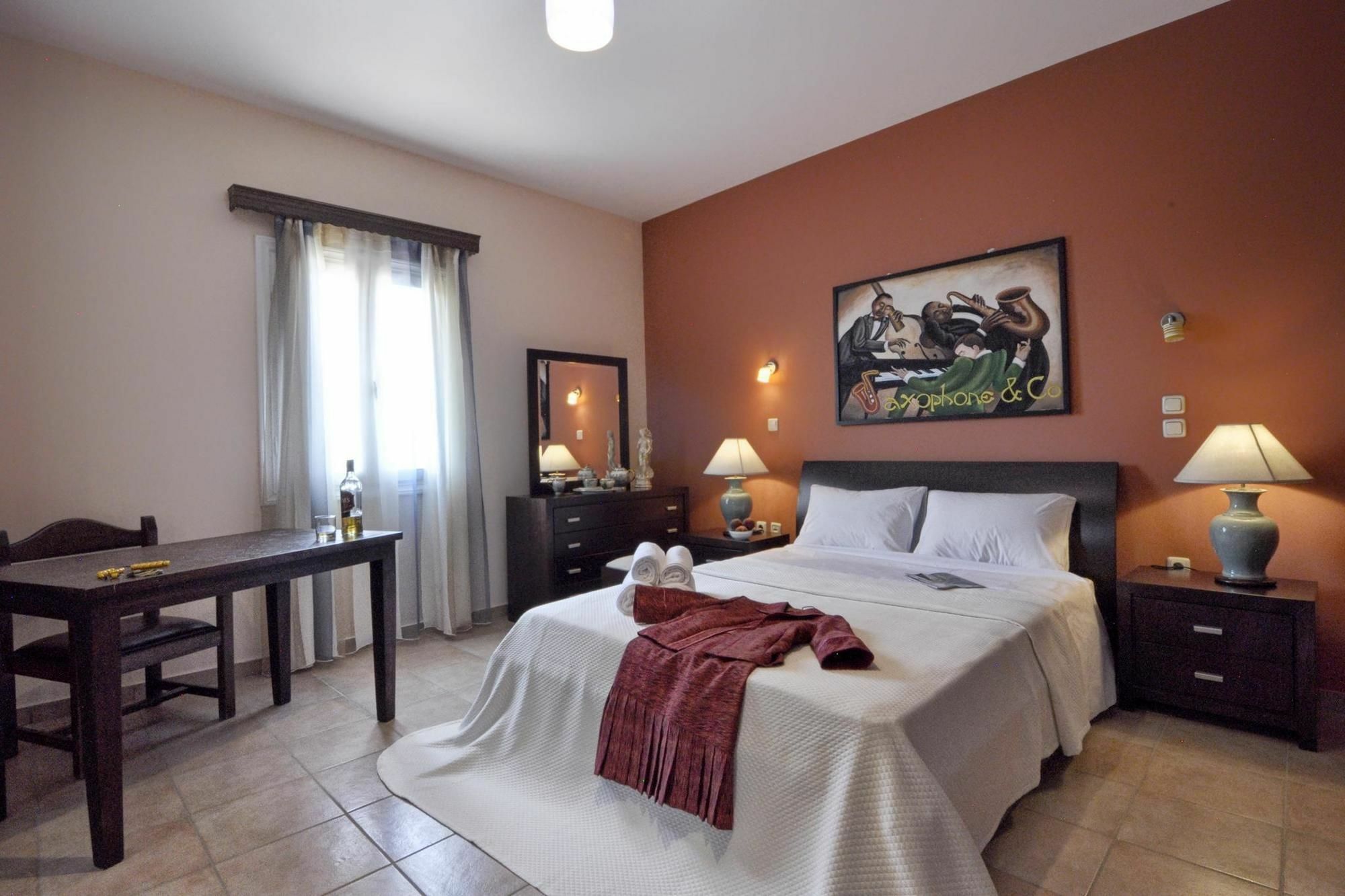 Villa Jazz Rock With Large Private Pool Gouvia Ngoại thất bức ảnh