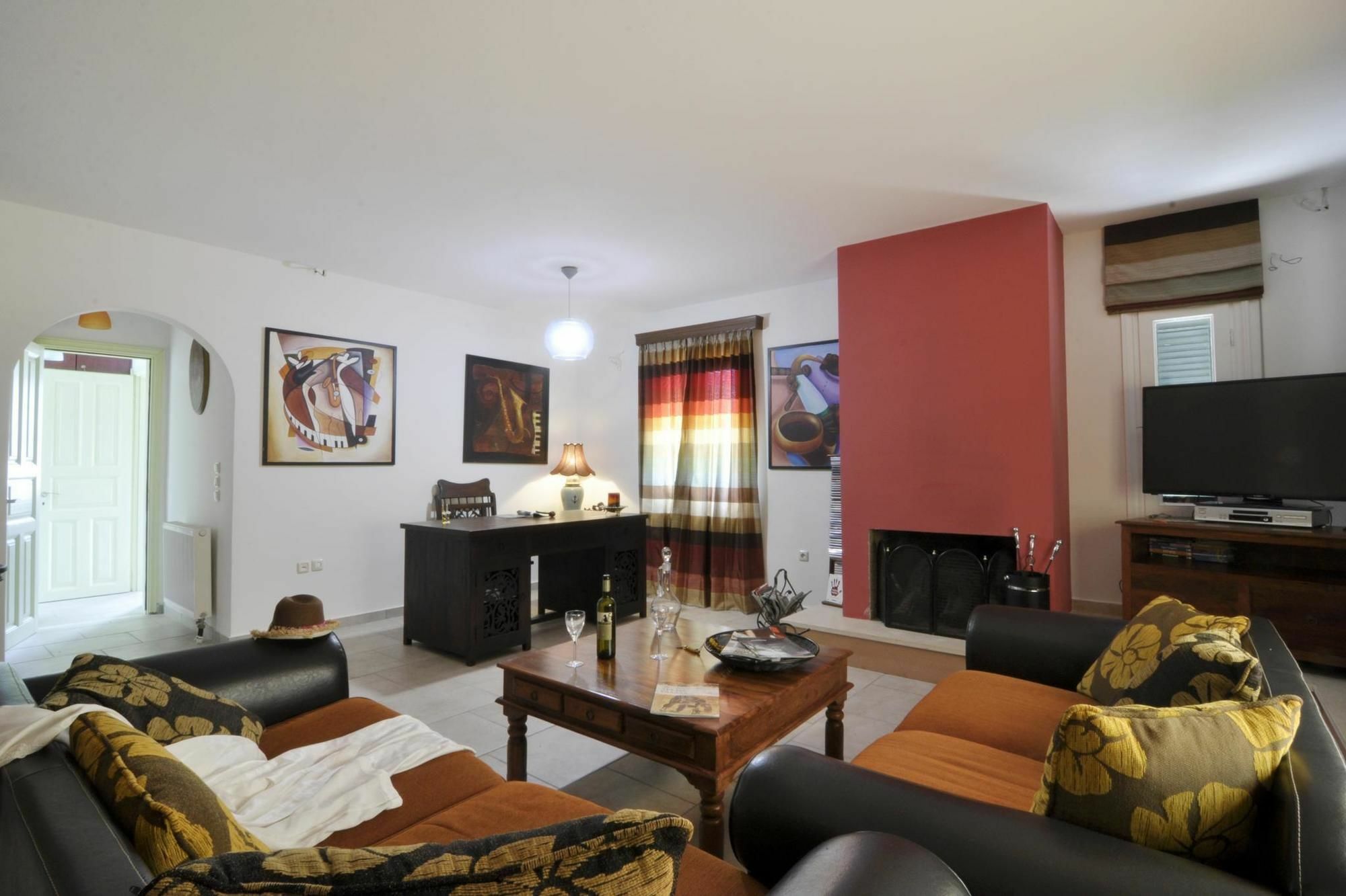 Villa Jazz Rock With Large Private Pool Gouvia Ngoại thất bức ảnh