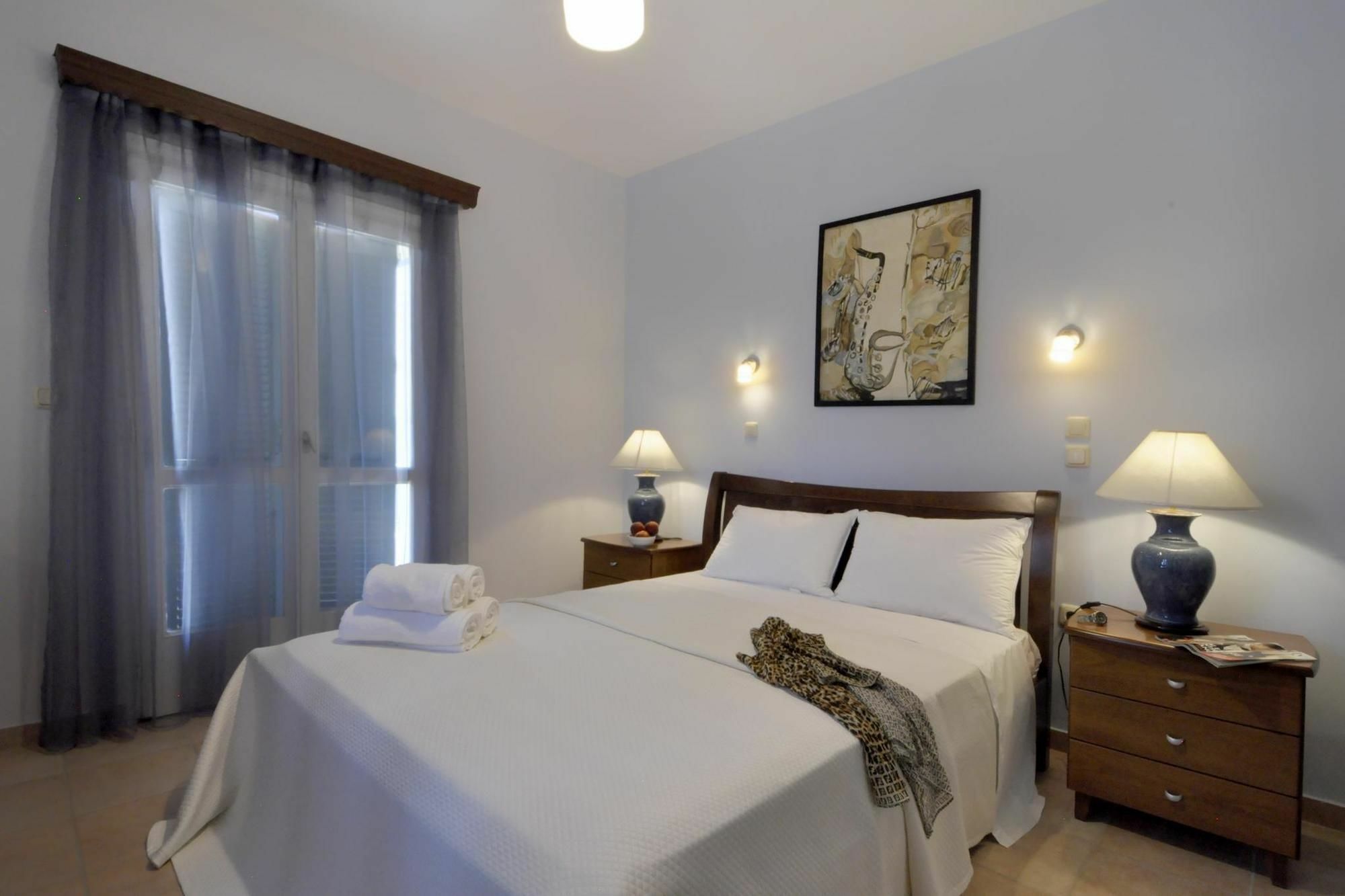Villa Jazz Rock With Large Private Pool Gouvia Ngoại thất bức ảnh
