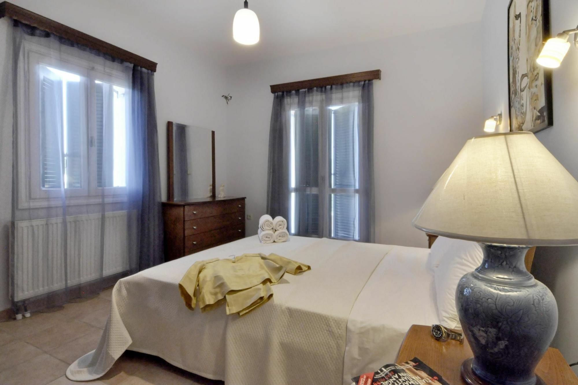 Villa Jazz Rock With Large Private Pool Gouvia Ngoại thất bức ảnh